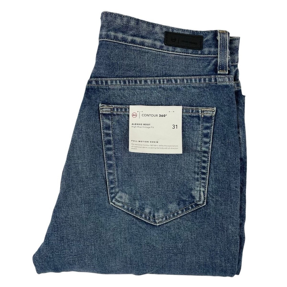 Adriano Goldshmied Alexxis Boot Countour 360 Denim Womens Jeans Size 31X32 NWT